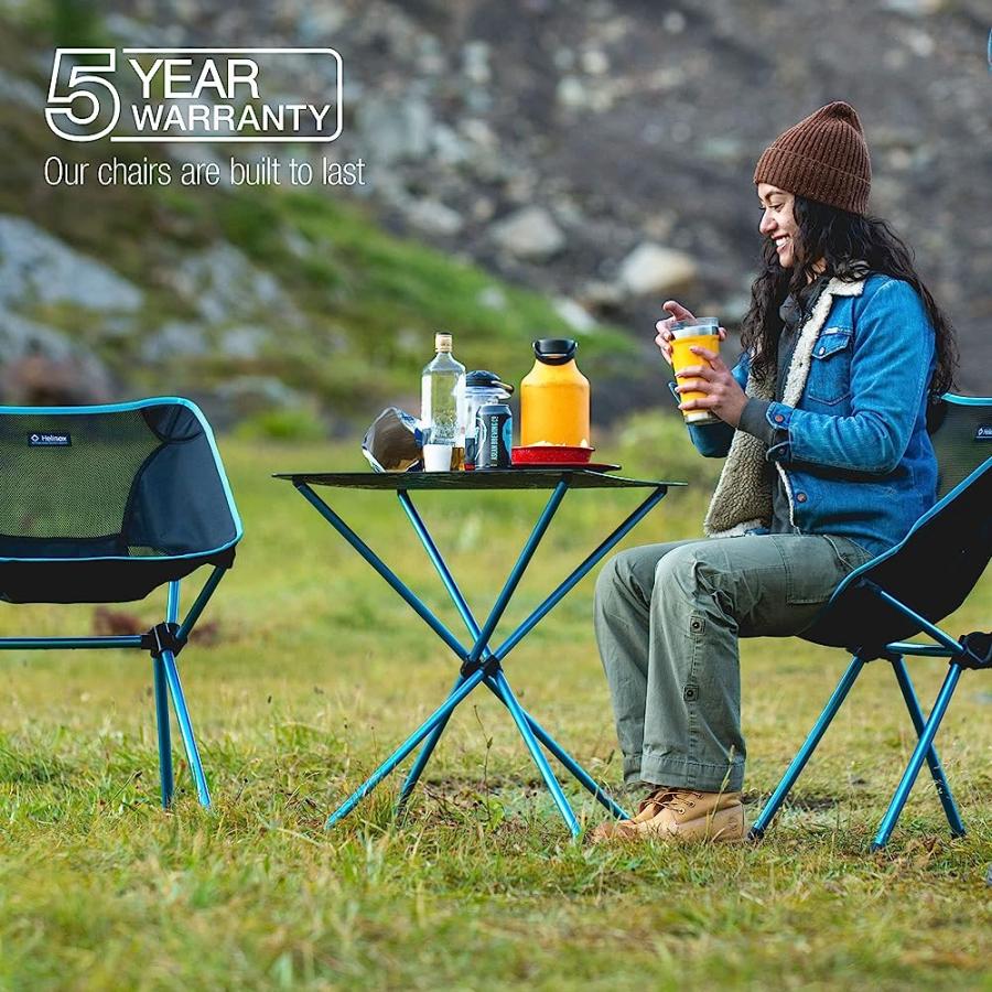 HELINOX CAF CHAIR COLLAPSIBLE OUTDOOR DINING CHAIR, BLACK | Helinox | 02