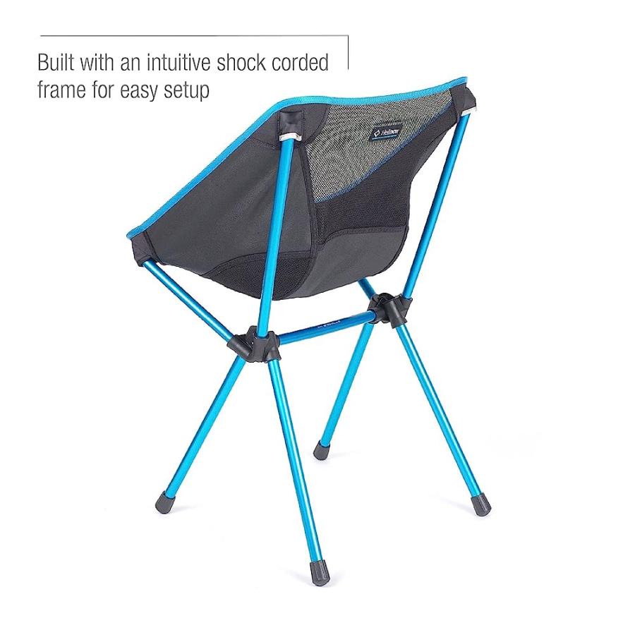 HELINOX CAF CHAIR COLLAPSIBLE OUTDOOR DINING CHAIR, BLACK | Helinox | 04