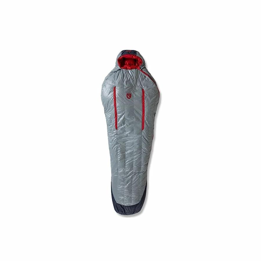 NEMO EQUIPMENT KAYU 15 DEGREES SLEEPING BAG - MEN'S, TITANIUM/STOKE, REGULAR, 811666033406 | NEMO | 01