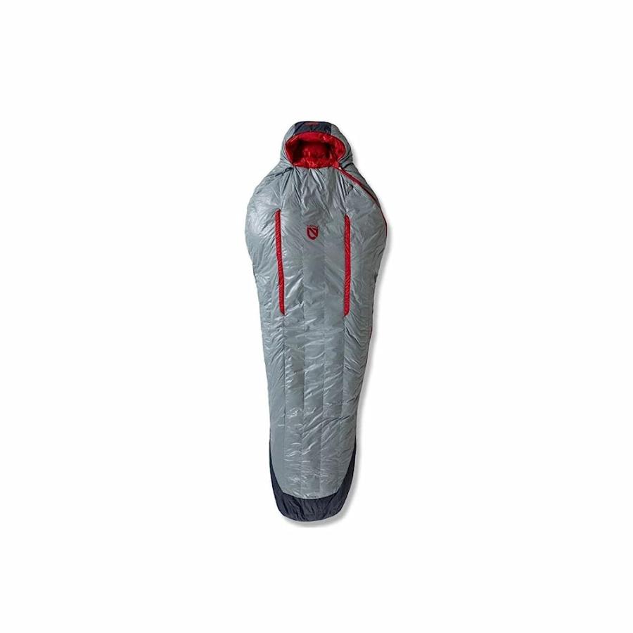NEMO EQUIPMENT KAYU 15 DEGREES SLEEPING BAG - MEN'S, TITANIUM/STOKE, REGULAR, 811666033406 | NEMO | 06