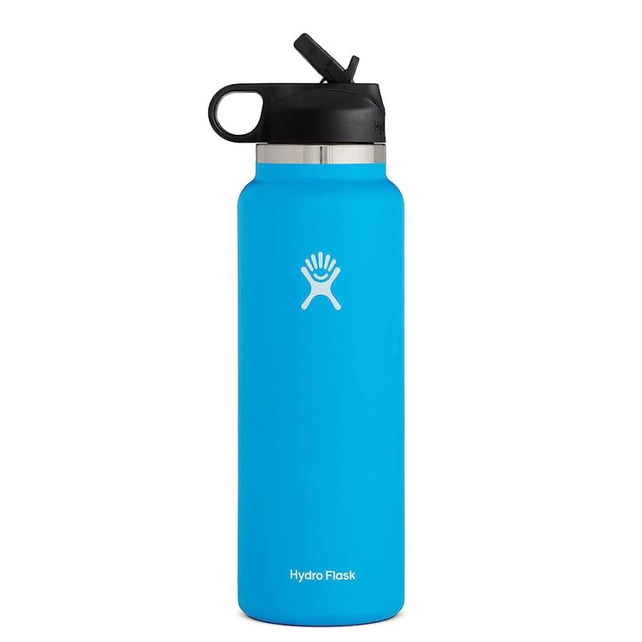HYDRO FLASK 40 OZ WIDE MOUTH STRAW LID PACIFIC | HYDRO FLASK
