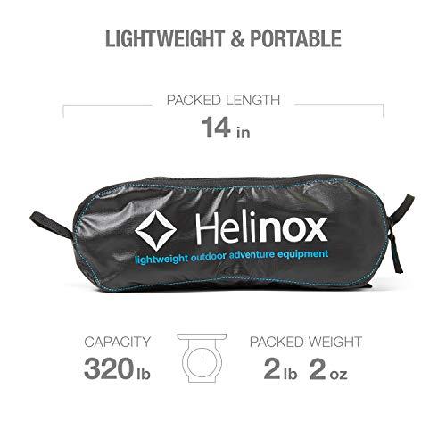 HELINOX CHAIR ONE ORIGINAL LIGHTWEIGHT, COMPACT, COLLAPSIBLE CAMPING CHAIR, BLACK/BLUE | Helinox | 01