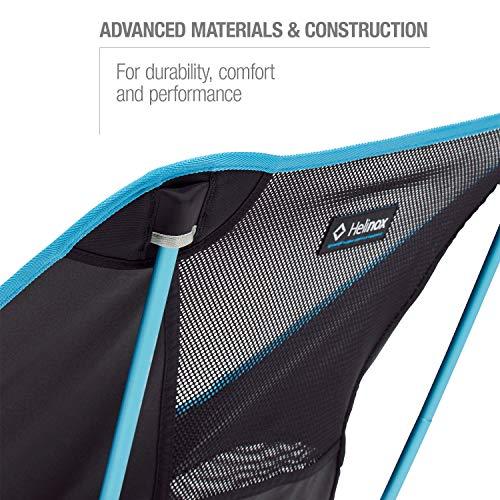 HELINOX CHAIR ONE ORIGINAL LIGHTWEIGHT, COMPACT, COLLAPSIBLE CAMPING CHAIR, BLACK/BLUE | Helinox | 04