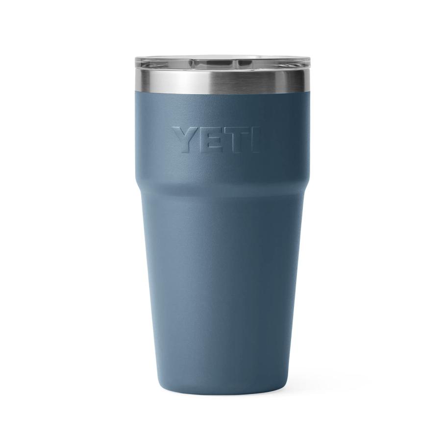 YETI Rambler 16オンス スタッカブルパイント マグスライダー蓋付き 真空断熱 ステンレス製、ノルディックブルー | YETI | 06