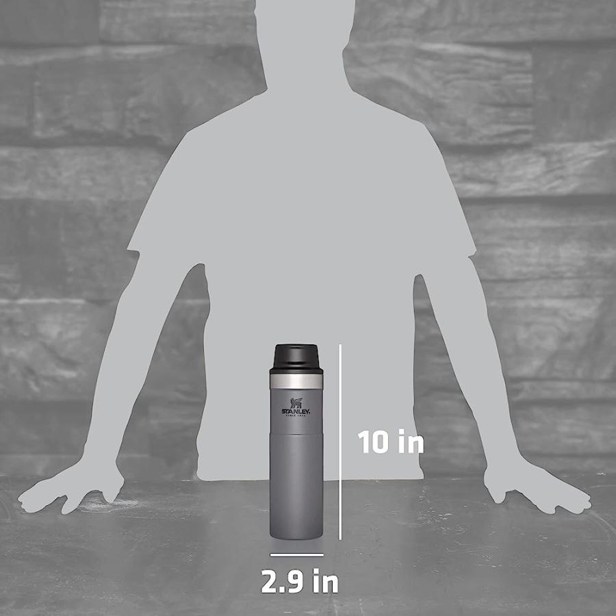 STANLEY CLASSIC THE TRIGGER-ACTION TRAVEL MUG 20OZ CHARCOAL | STANLEY | 05