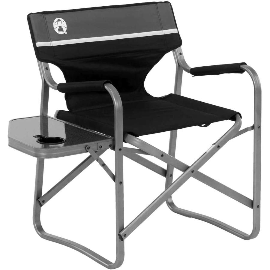 Coleman Camp Chair with Side Table Folding Beach Chair Portable Deck Chair for Tailgating, Camping & Outdoors | Coleman