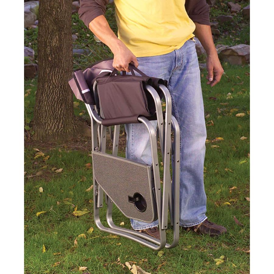 Coleman Camp Chair with Side Table Folding Beach Chair Portable Deck Chair for Tailgating, Camping & Outdoors | Coleman | 01