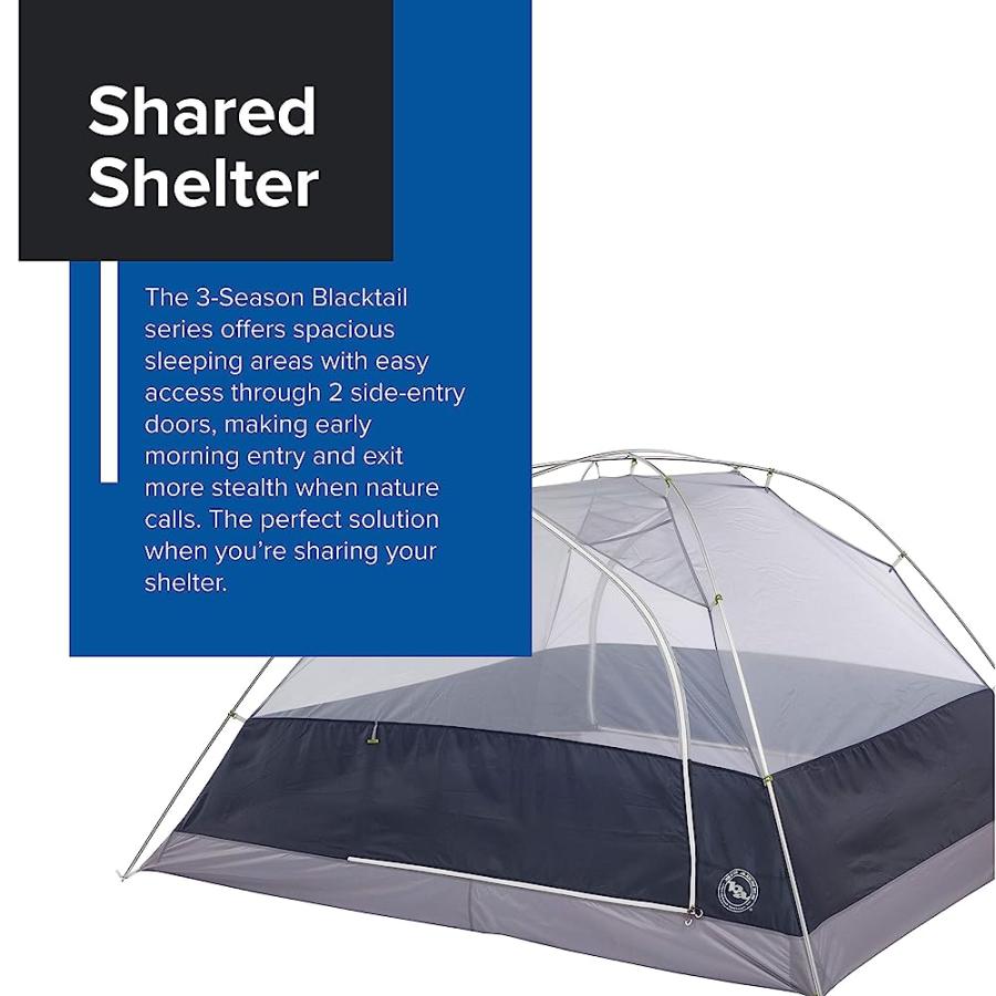 BIG AGNES BLACKTAIL BACKPACKING & CAMPING TENT, 4 PERSON | BIG AGNES | 01