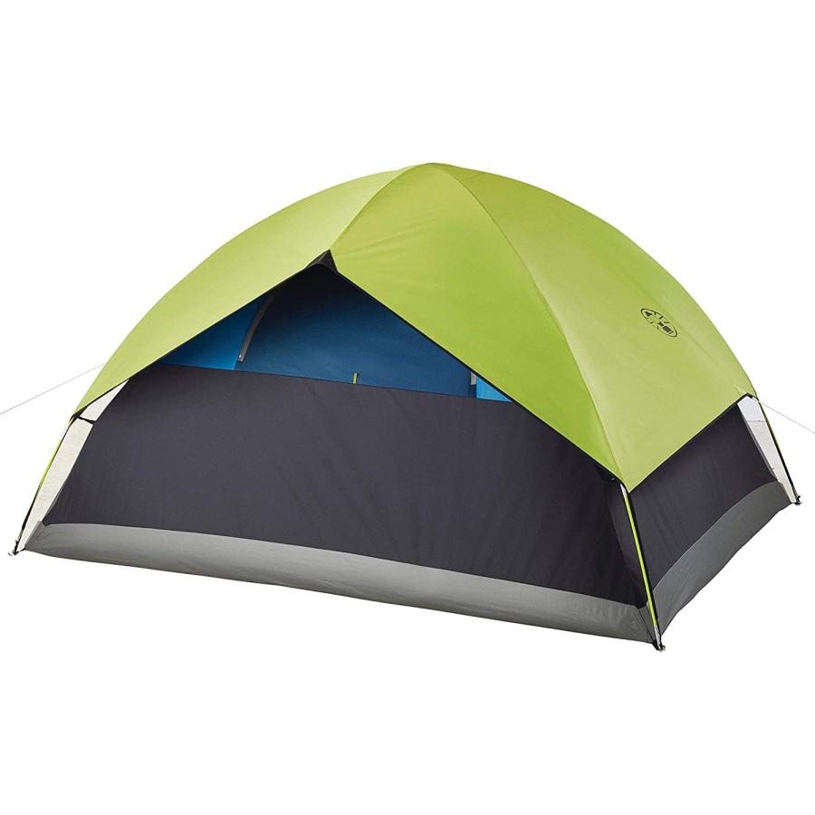 Coleman 6-Person Dark Room Sundome Tent, Green/Black/Teal | Coleman | 02