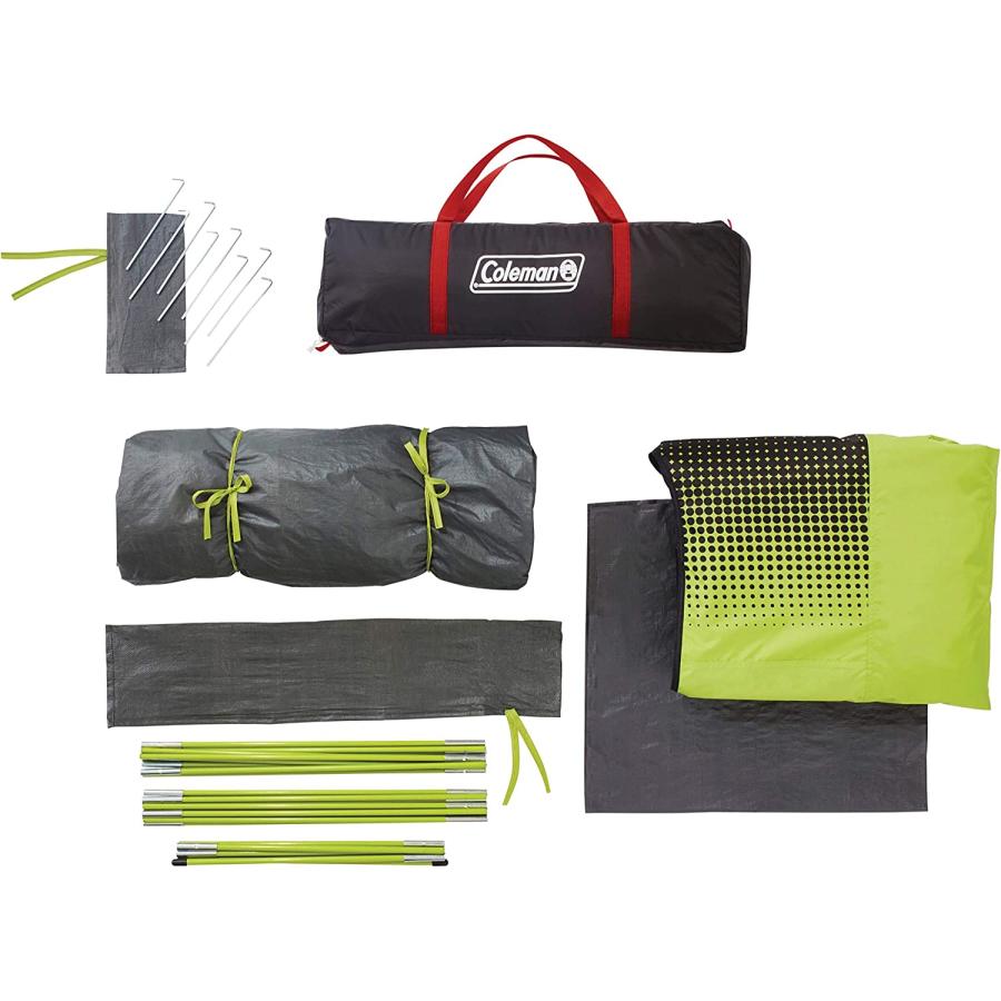 Coleman 6-Person Dark Room Sundome Tent, Green/Black/Teal | Coleman | 05