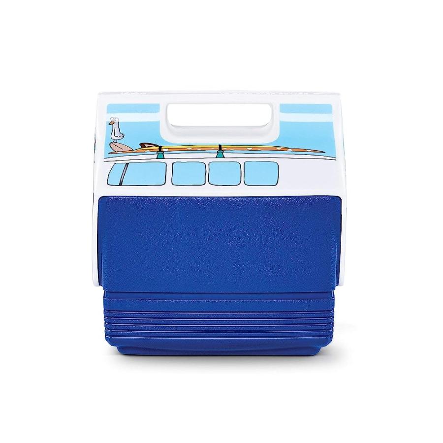 IGLOO 4 QUART LIMITED EDITION VW BUS PORTABLE LUNCHBOX PLAYMATE MINI COOLER ICE BOX, MINI VW BLUE VAN, SMALL (48846) | igloo | 03