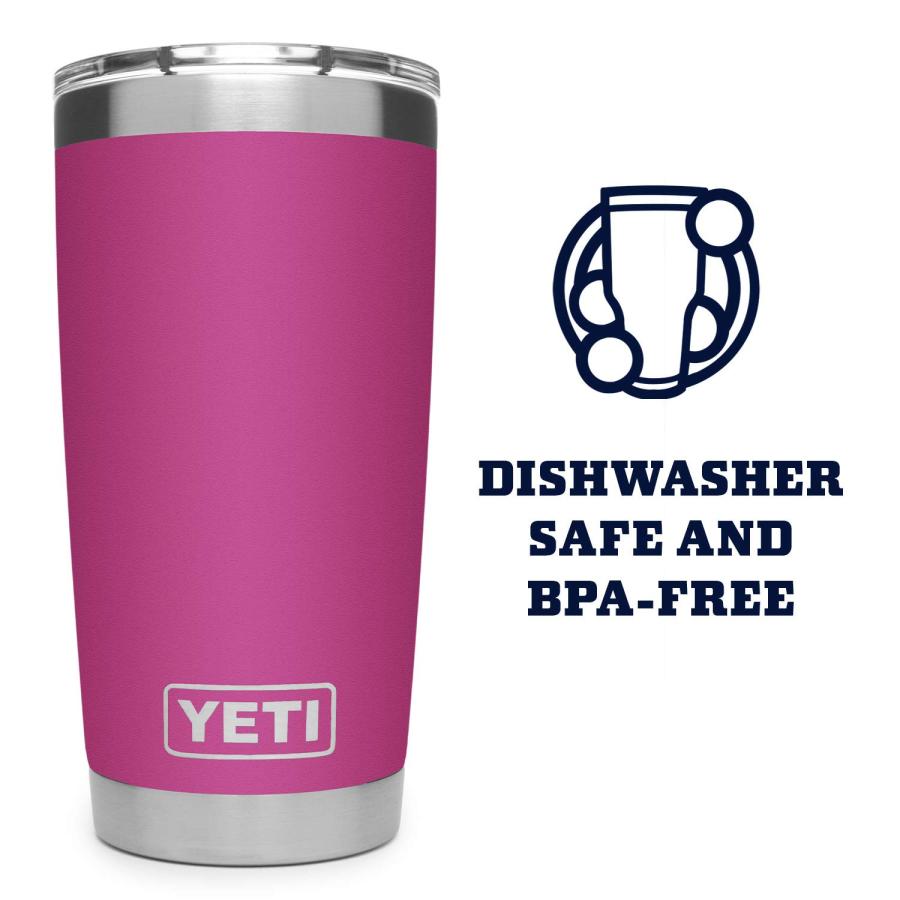YETI Rambler 20オンス タンブラー マグスライダー蓋付き 真空断熱 ステンレス製、プリックリーピアー | YETI | 04