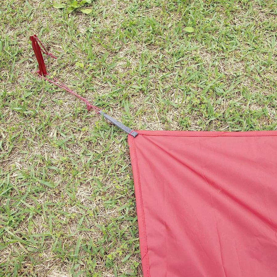 MSR UNIVERSAL 6-PERSON TENT FOOTPRINT TARP, LARGE - 117 X 97 INCHES, RED | MSR | 03
