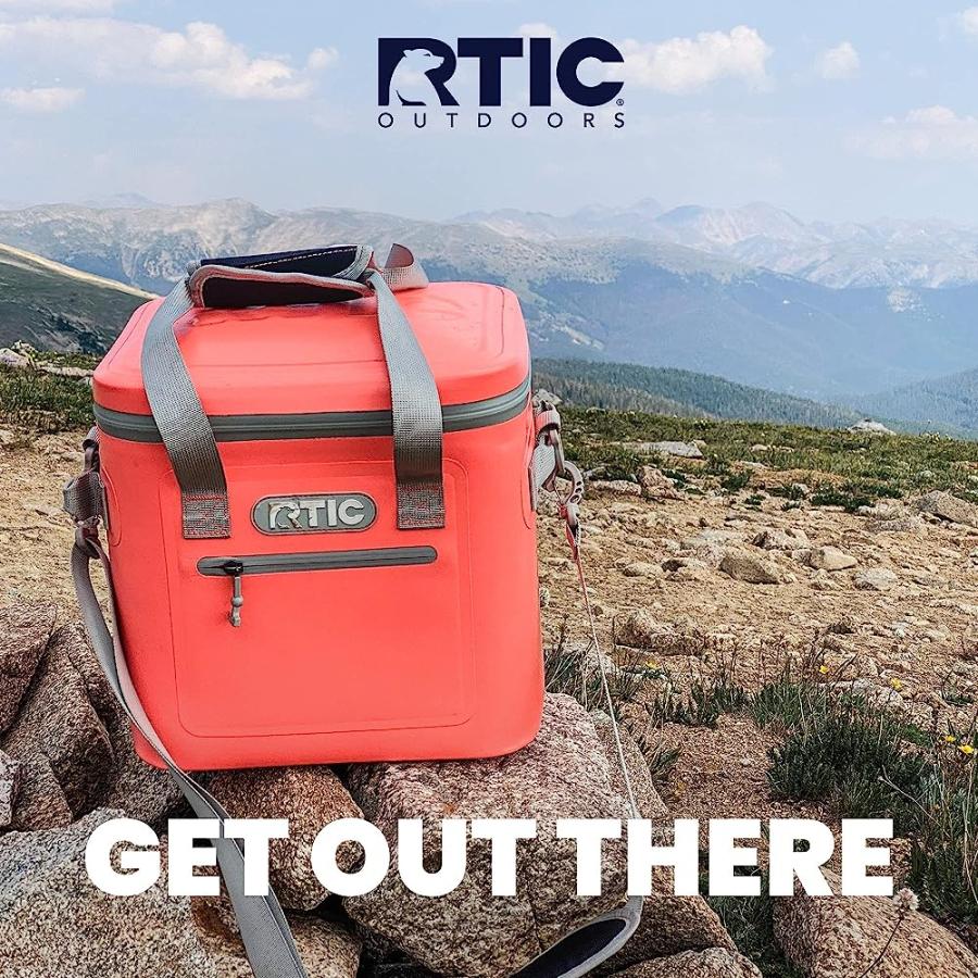 RTIC SOFT COOLER 30 CAN, INSULATED BAG PORTABLE ICE CHEST BOX FOR LUNCH, BEACH, DRINK, BEVERAGE, TRAVEL, CAMPING, PICNIC, CAR, TRIPS, FLOATING CO |  | 03