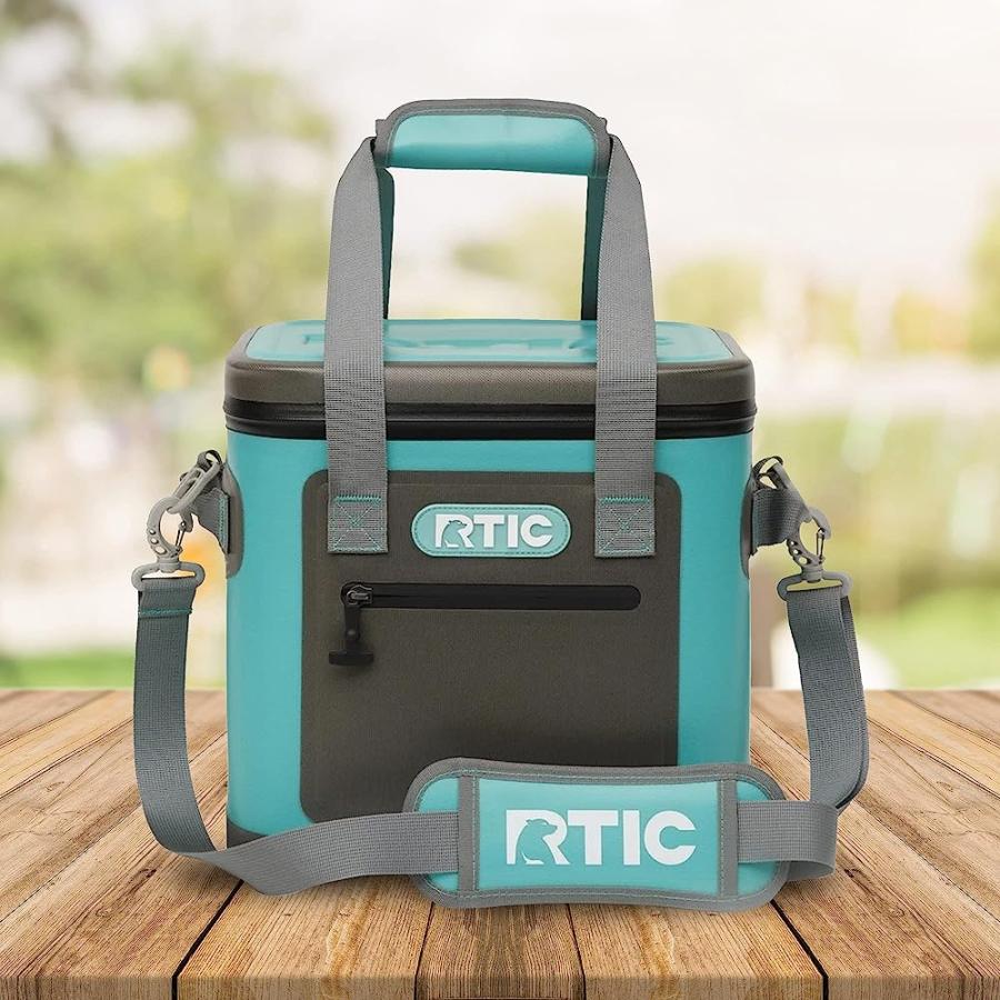 RTIC SOFT COOLER 30 CAN, INSULATED BAG PORTABLE ICE CHEST BOX FOR LUNCH, BEACH, DRINK, BEVERAGE, TRAVEL, CAMPING, PICNIC, CAR, TRIPS, FLOATING CO |  | 04
