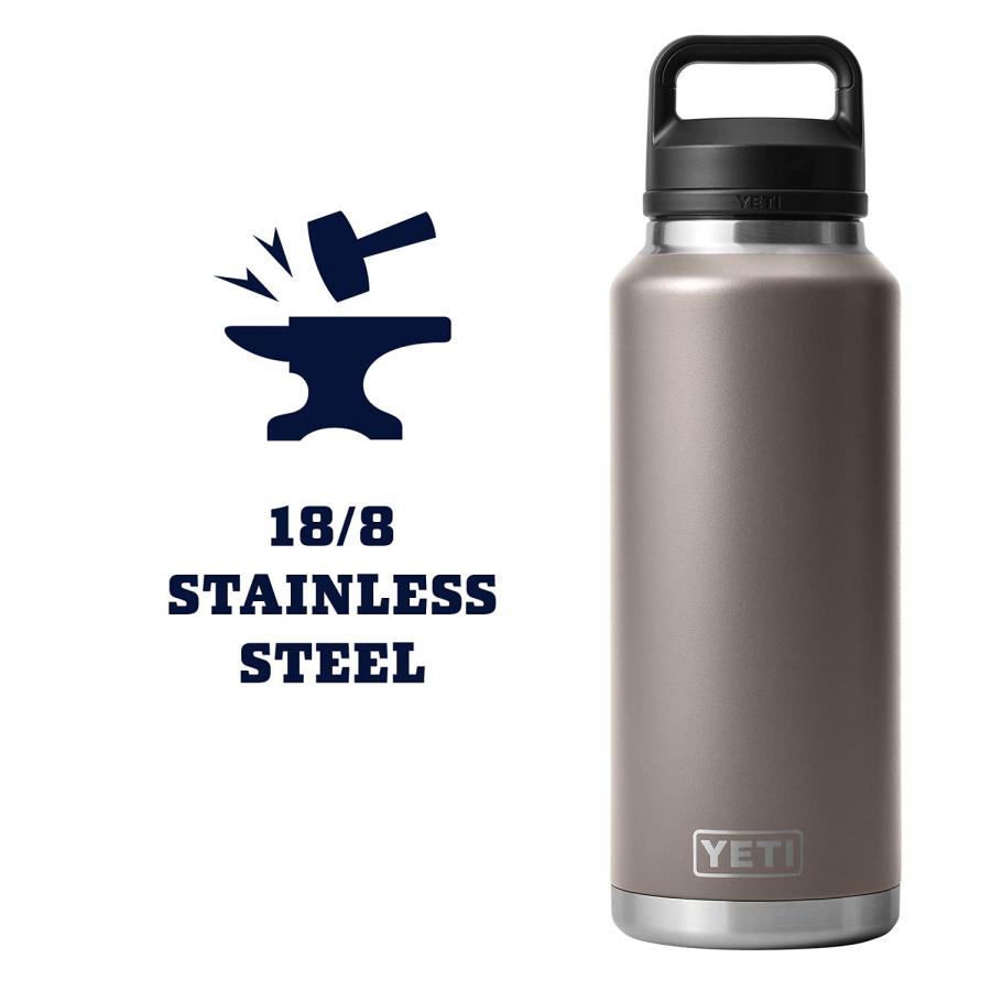 YETI Rambler 46オンス ボトル キャップ付き 真空断熱 ステンレス製、シャープテイルトープ | YETI | 04