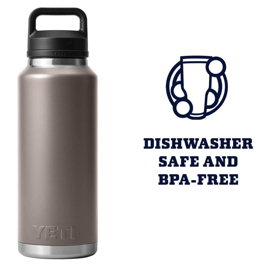 YETI Rambler 46オンス ボトル キャップ付き 真空断熱 ステンレス製、シャープテイルトープ | YETI | 05