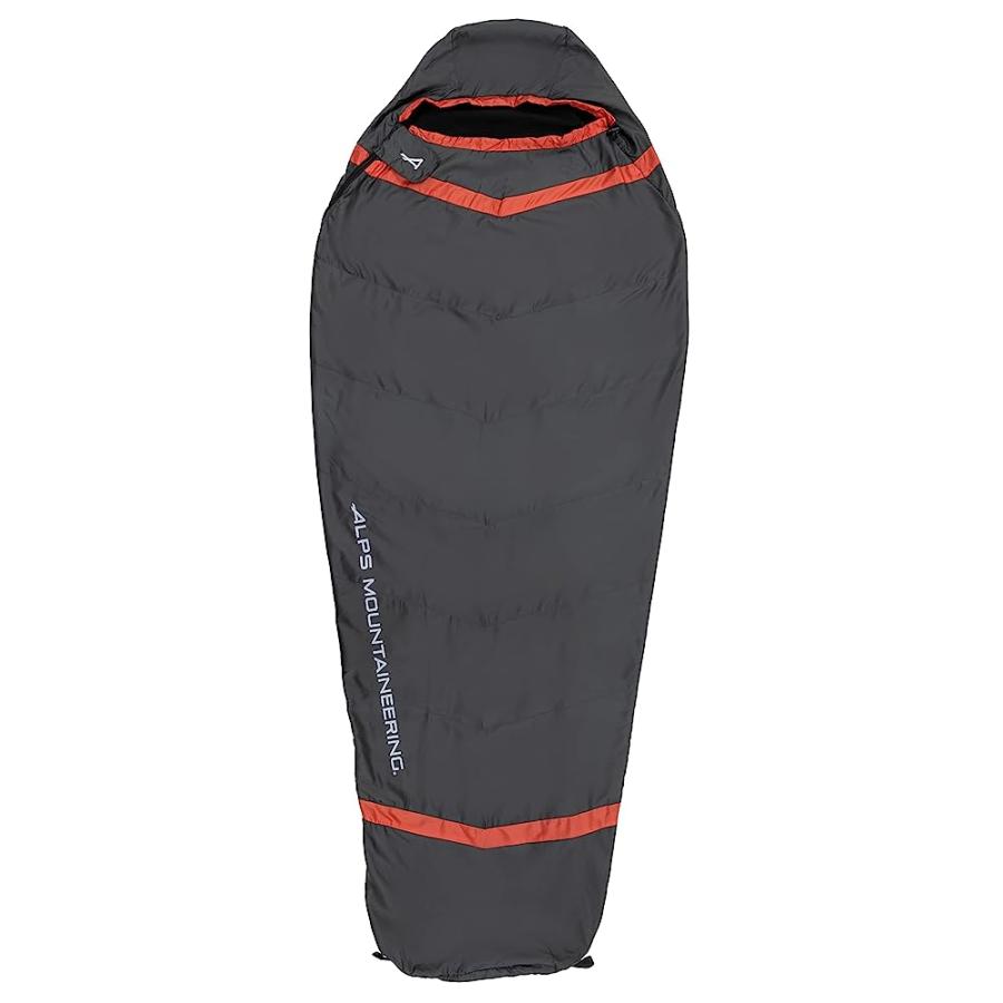 ALPS MOUNTAINEERING WISP SLEEPING BAG - CHARCOAL/RED | ALPS MOUNTAINEERING