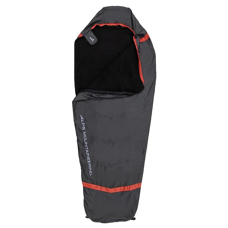 ALPS MOUNTAINEERING WISP SLEEPING BAG - CHARCOAL/RED | ALPS MOUNTAINEERING | 01