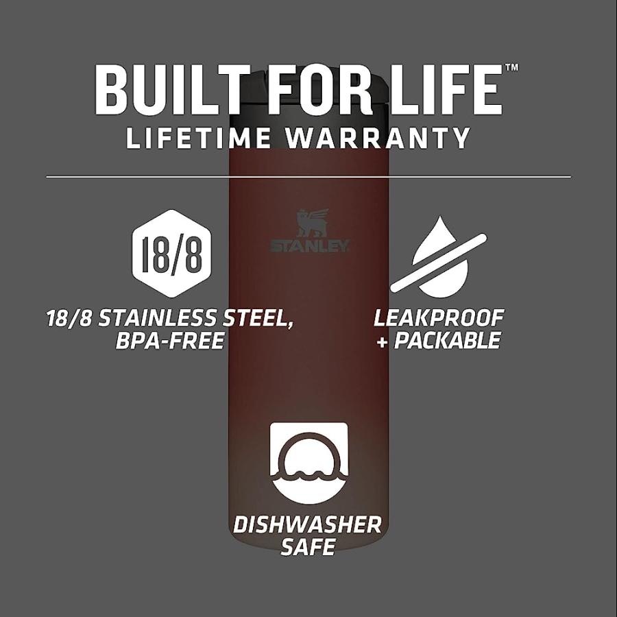 STANLEY AEROLIGHT TRANSIT BOTTLE, VACUUM INSULATED TUMBLER FOR COFFEE, TEA AND DRINKS WITH ULTRA-LIGHT STAINLESS STEEL | STANLEY | 03