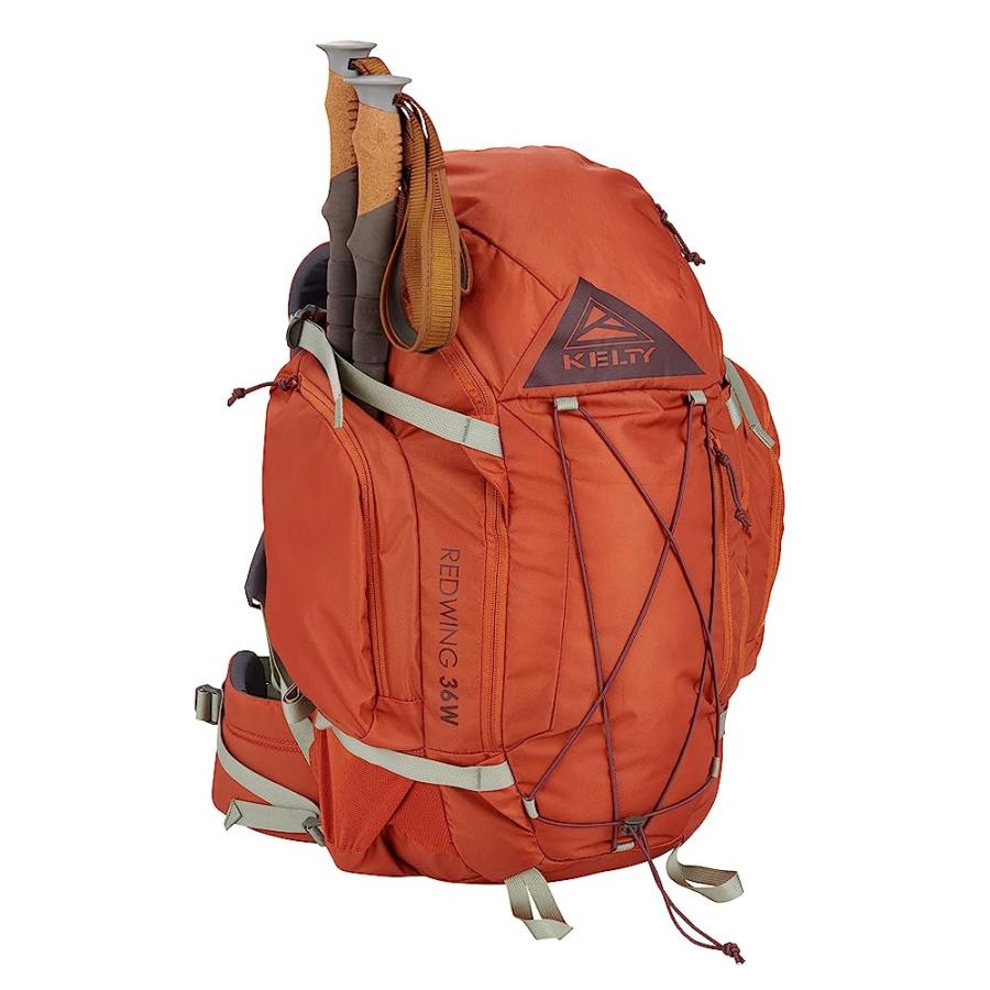 KELTY REDWING BACKPACK FOR DAILY CARRY, DAY HIKES, SCHOOL - INTERNAL FRAME, HIP BELT, UPDATED FOR 2022 (36L W'S / CINNAMON) | KELTY | 06