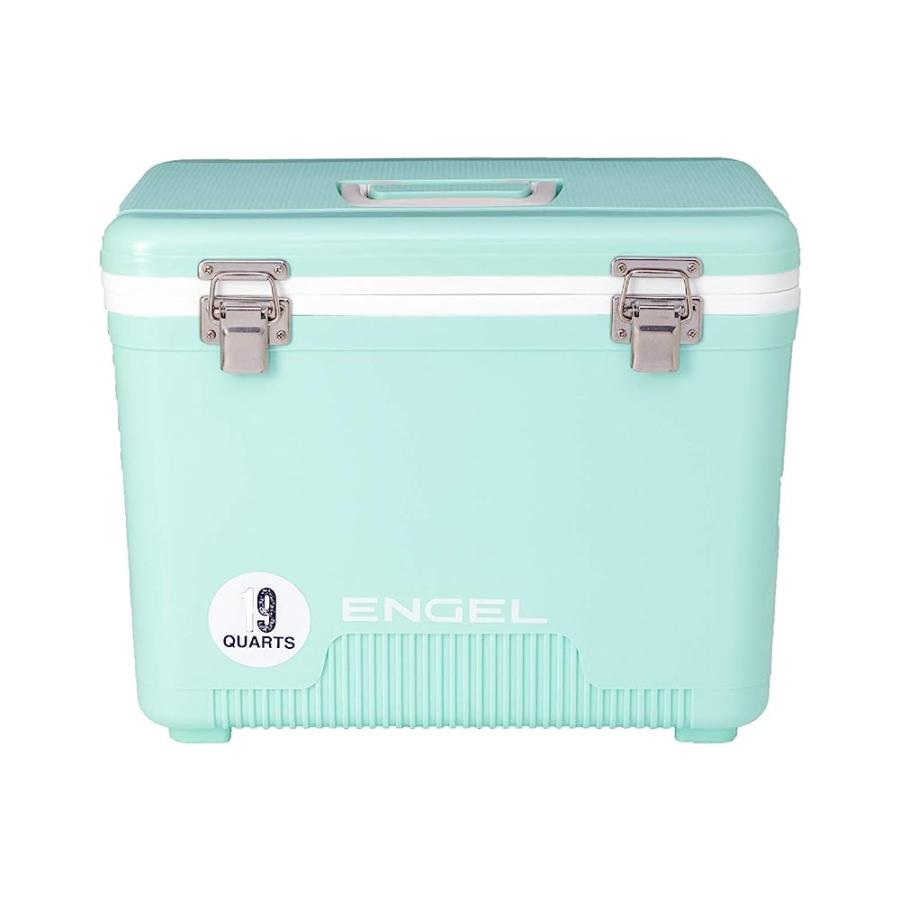 ENGEL UC19 19 QUART LEAK-PROOF, AIR TIGHT, DRYBOX COOLER AND SMALL HARD SHELL LUNCHBOX FOR MEN AND WOMEN IN SEAFOAM |  | 01
