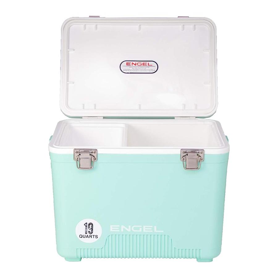 ENGEL UC19 19 QUART LEAK-PROOF, AIR TIGHT, DRYBOX COOLER AND SMALL HARD SHELL LUNCHBOX FOR MEN AND WOMEN IN SEAFOAM |  | 04