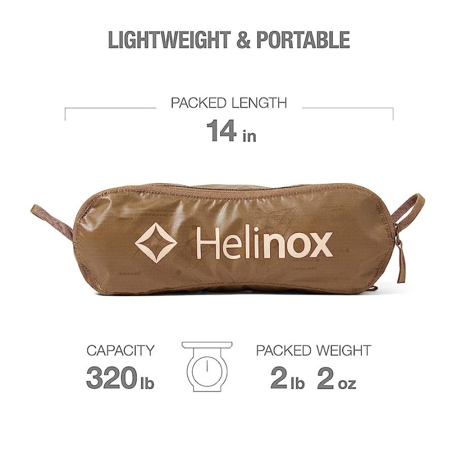 HELINOX CHAIR ONE ORIGINAL LIGHTWEIGHT, COMPACT, COLLAPSIBLE CAMPING CHAIR, COYOTE TAN | Helinox | 01