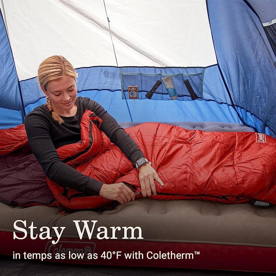 COLEMAN SLEEPING BAGTIDELANDS 40° MUMMY SLEEPING BAG FOR ADULTS | Coleman | 01