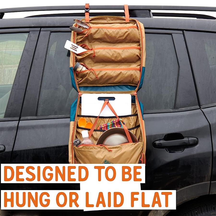 KELTY CAMP GALLEY CAMP KITCHEN ORGANIZATION KIT, POCKETS, COMPARTMENTS FOR OUTDOOR COOKING ESSENTIALS | KELTY | 05