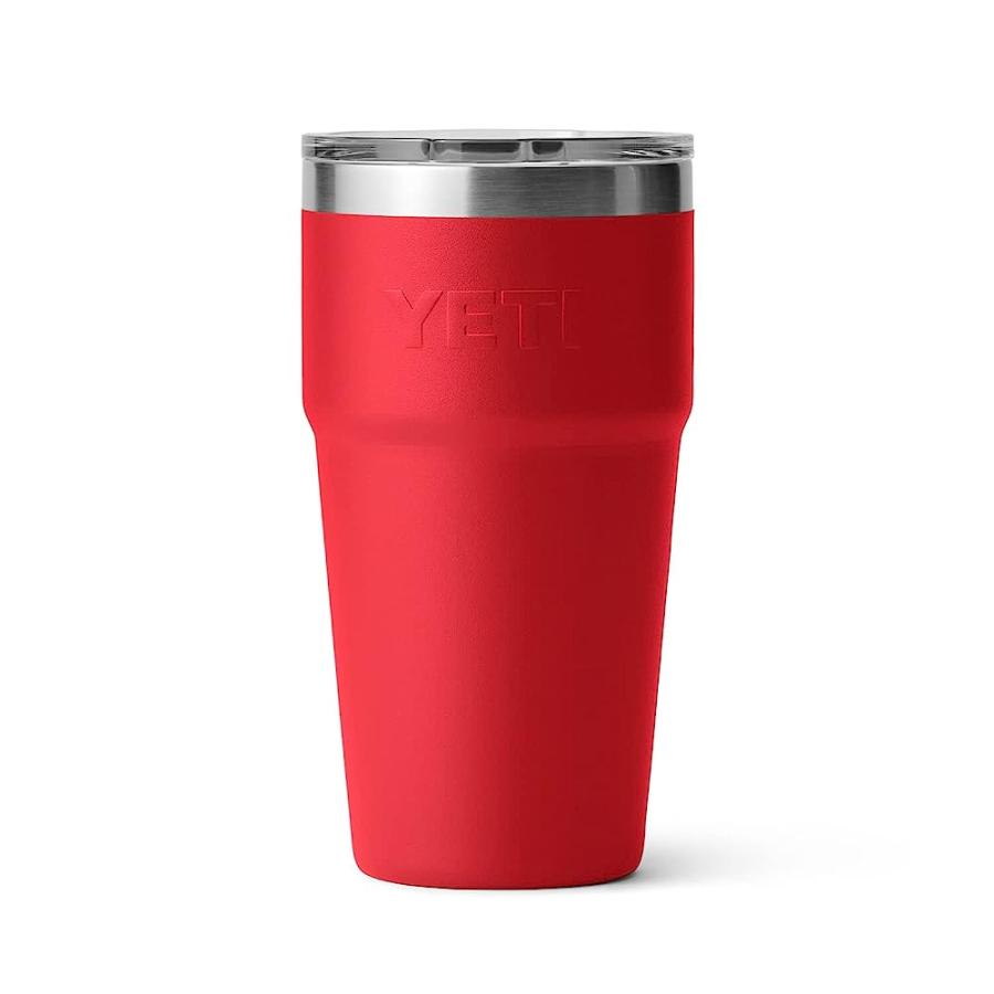YETI RAMBLER 16 OZ STACKABLE PINT, VACUUM INSULATED, STAINLESS STEEL WITH MAGSLIDER LID, RESCUE RED | YETI | 05