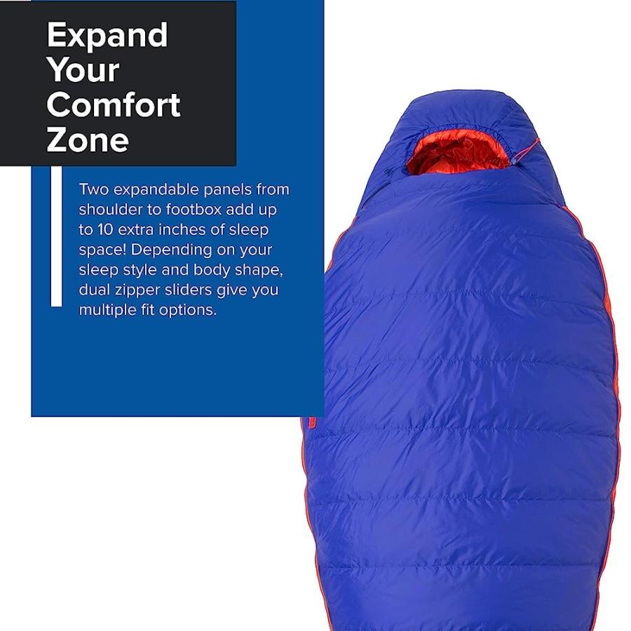 BIG AGNES WOMEN'S TORCHLIGHT (600 DOWNTEK) SLEEPING BAG, 30 DEGREE, PETITE | BIG AGNES | 01