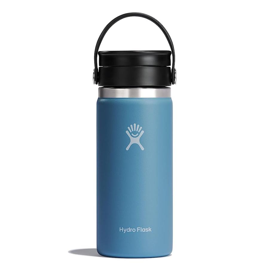HYDRO FLASK 16 OZ WIDE MOUTH BOTTLE WITH FLEX SIP LID RAIN | HYDRO FLASK