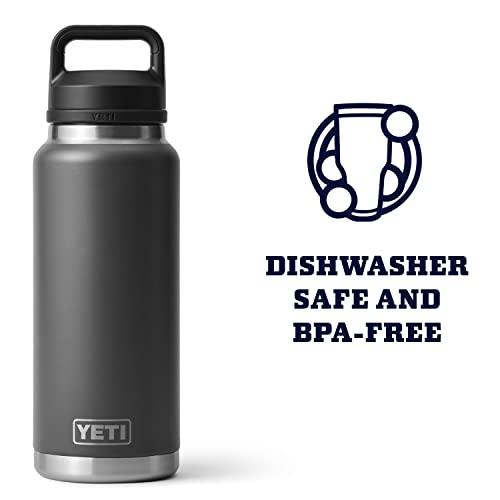 YETI RAMBLER 36 OZ BOTTLE, VACUUM INSULATED, STAINLESS STEEL WITH CHUG CAP, CHARCOAL | YETI | 04
