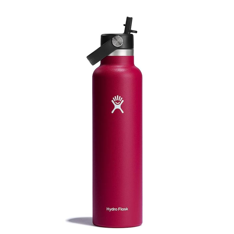 HYDRO FLASK 24 OZ STANDARD MOUTH WATER BOTTLE WITH FLEX CAP OR FLEX STRAW | HYDRO FLASK