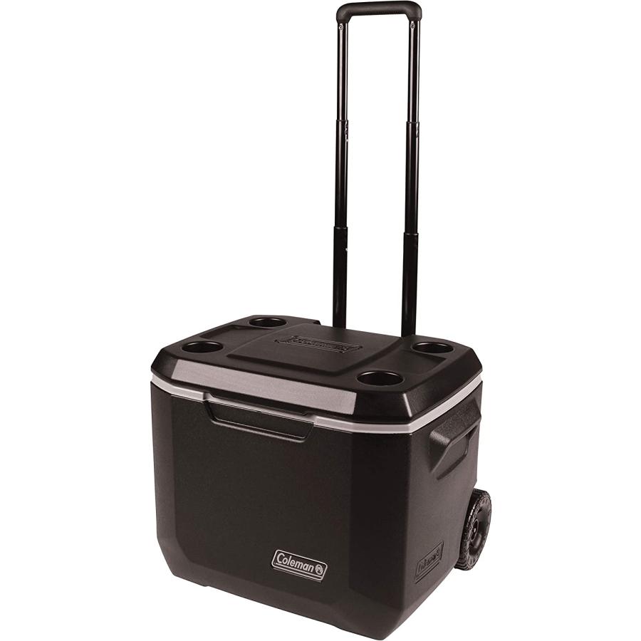 Coleman Rolling Cooler 50 Quart Xtreme 5 Day Cooler with Wheels Wheeled Hard Cooler Keeps Ice Up to 5 Days, Black | Coleman | 01