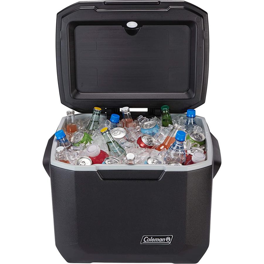Coleman Rolling Cooler 50 Quart Xtreme 5 Day Cooler with Wheels Wheeled Hard Cooler Keeps Ice Up to 5 Days, Black | Coleman | 05