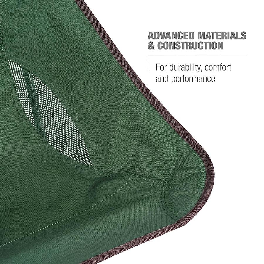 HELINOX SUNSET CHAIR LIGHTWEIGHT, HIGH-BACK, COMPACT, COLLAPSIBLE CAMPING CHAIR, FOREST GREEN, WITH POCKETS | Helinox | 07