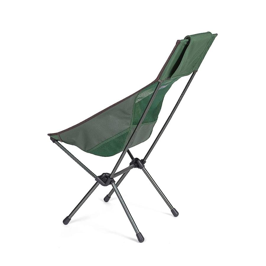 HELINOX SUNSET CHAIR LIGHTWEIGHT, HIGH-BACK, COMPACT, COLLAPSIBLE CAMPING CHAIR, FOREST GREEN, WITH POCKETS | Helinox | 08