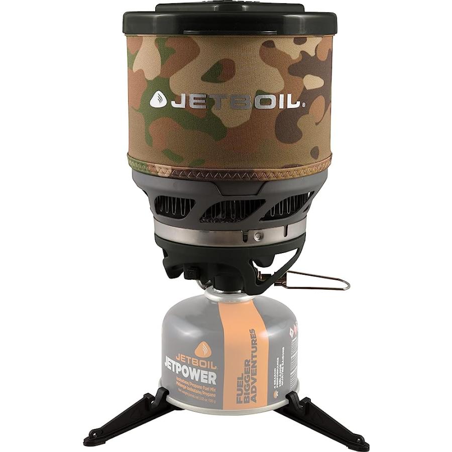 JETBOIL MINIMO CAMPING AND BACKPACKING STOVE COOKING SYSTEM WITH ADJUSTABLE HEAT CONTROL (CAMO) | JETBOIL