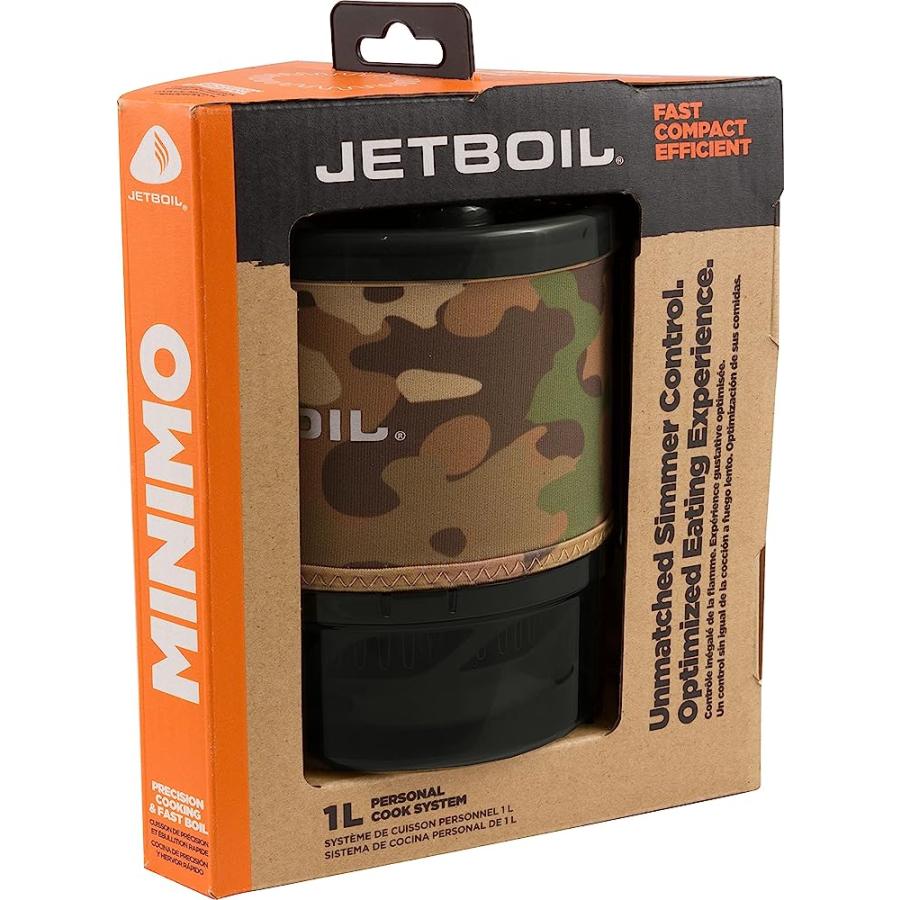 JETBOIL MINIMO CAMPING AND BACKPACKING STOVE COOKING SYSTEM WITH ADJUSTABLE HEAT CONTROL (CAMO) | JETBOIL | 05