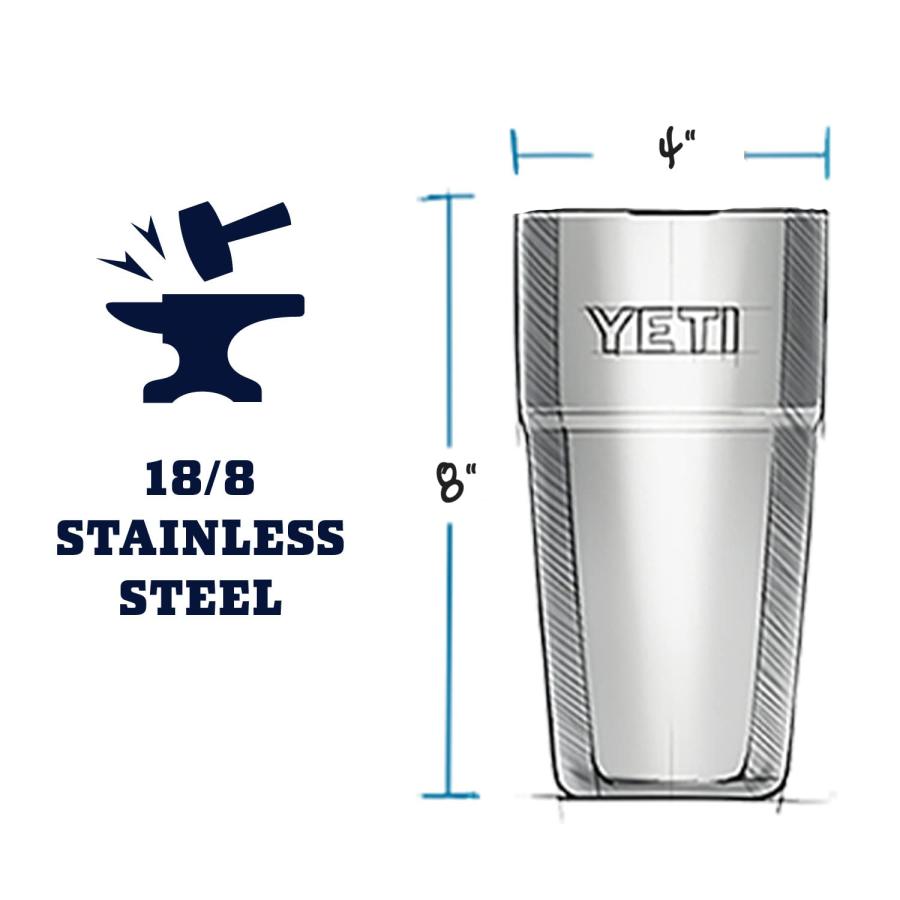 YETI Rambler 26オンス スタッカブルカップ 真空断熱 ステンレス製、シーフォーム | YETI | 01