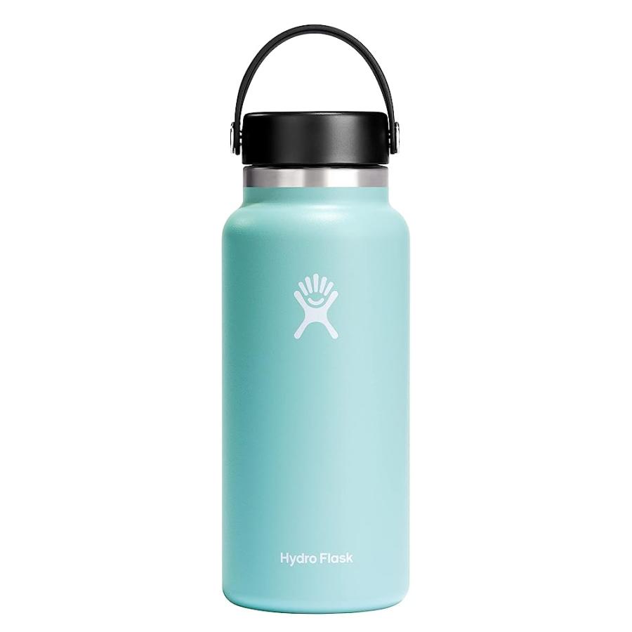 HYDRO FLASK 32 OZ WIDE MOUTH WITH FLEX CAP STAINLESS STEEL REUSABLE WATER BOTTLE DEW -VACUUM INSULATED, DISHWASHER SAFE, BPA-FREE, NON-TOXIC | HYDRO FLASK