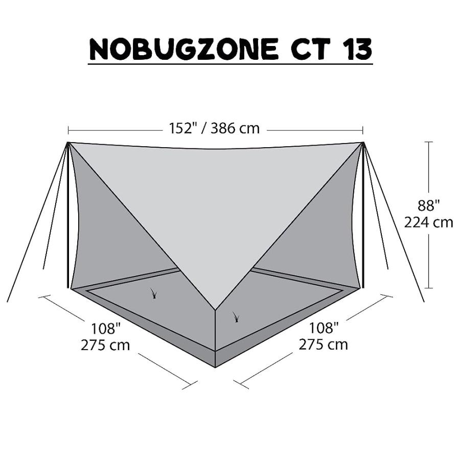 EUREKA! NOBUGZONE CT 13 SCREENED BUG SHELTER FOR CAMPING AND PICNICS |  | 01