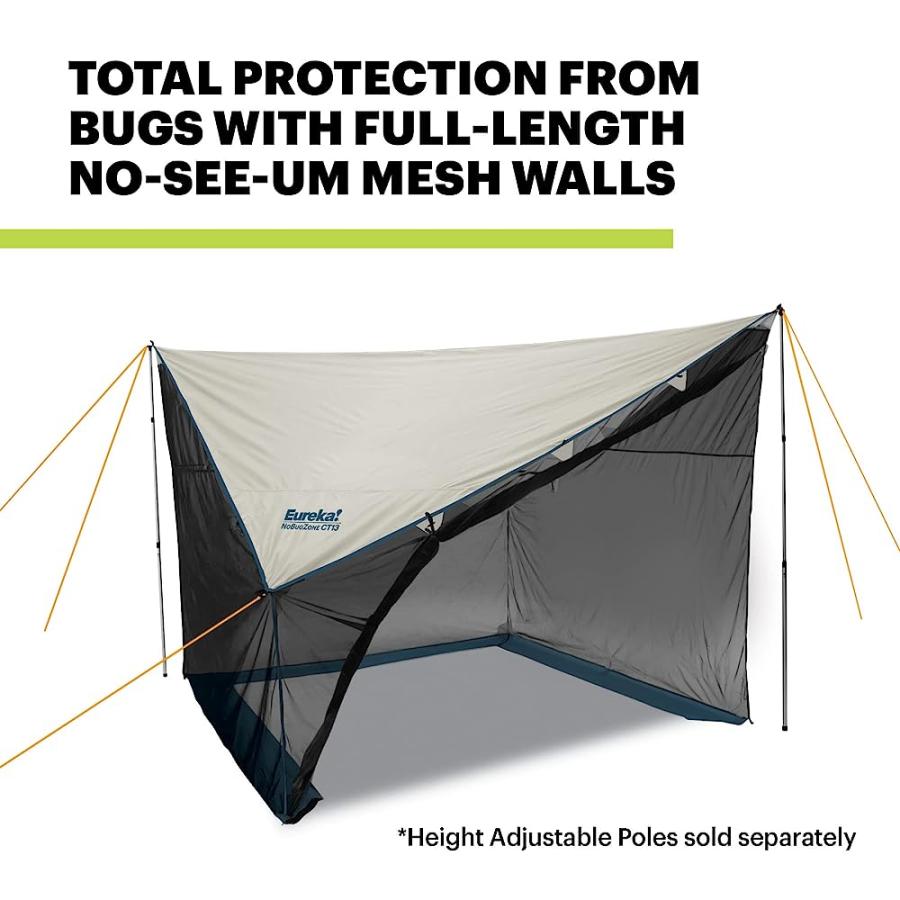 EUREKA! NOBUGZONE CT 13 SCREENED BUG SHELTER FOR CAMPING AND PICNICS |  | 02