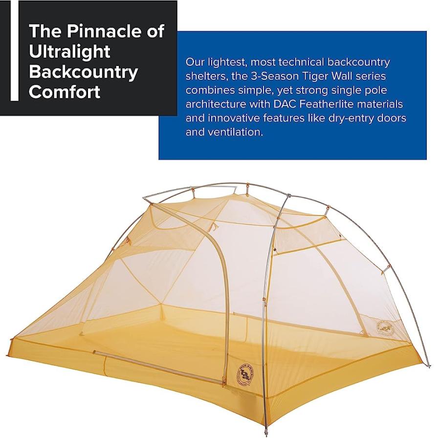 BIG AGNES TIGER WALL UL3 ULTRALIGHT TENT WITH UV-RESISTANT SOLUTION DYED FABRIC | BIG AGNES | 01