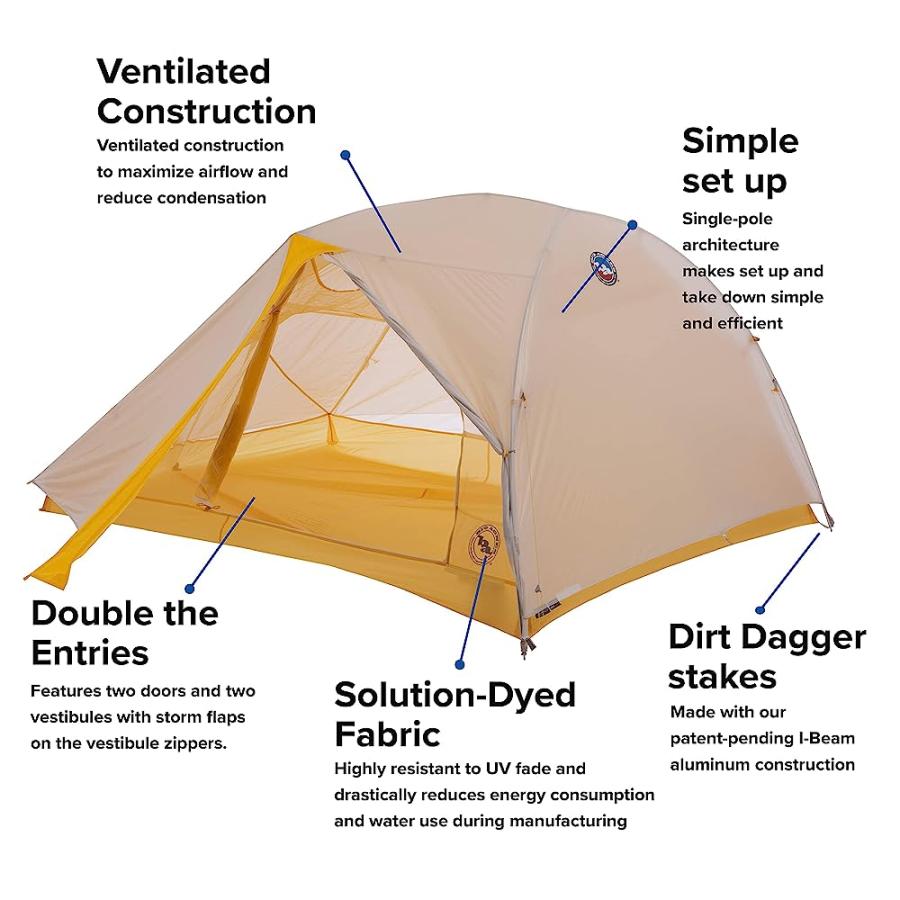 BIG AGNES TIGER WALL UL3 ULTRALIGHT TENT WITH UV-RESISTANT SOLUTION DYED FABRIC | BIG AGNES | 02