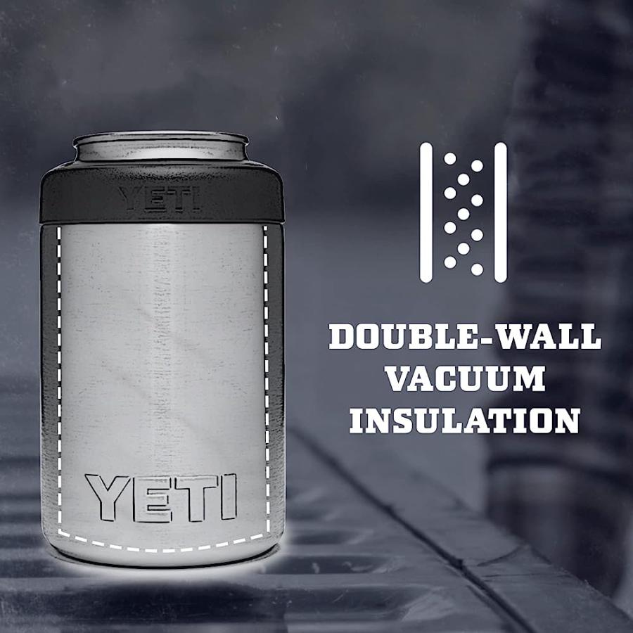YETI RAMBLER 12 OZ. COLSTER CAN INSULATOR FOR STANDARD SIZE CANS, STAINLESS (NO CAN INSERT) | YETI | 02