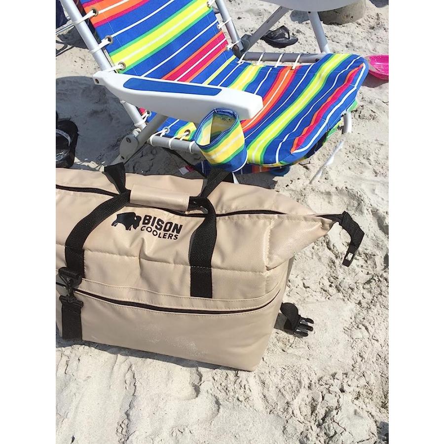 BISON COOLERS 12 CAN SOFT SIDED INSULATED COOLER BAG | MADE IN THE USA | BISON（アウトドア） | 03