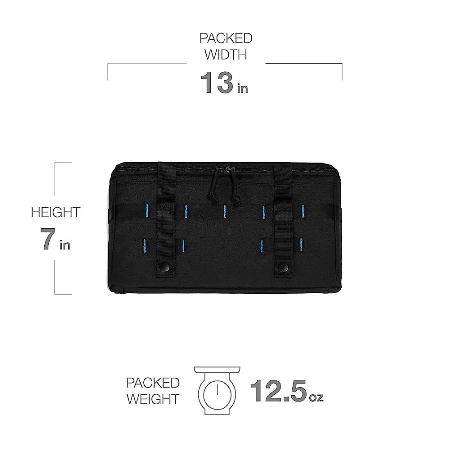 HELINOX STORAGE BOX ACCESSORY AND GEAR ORGANIZER, SLIM SM (13 X 1.5 X 7) | Helinox | 01